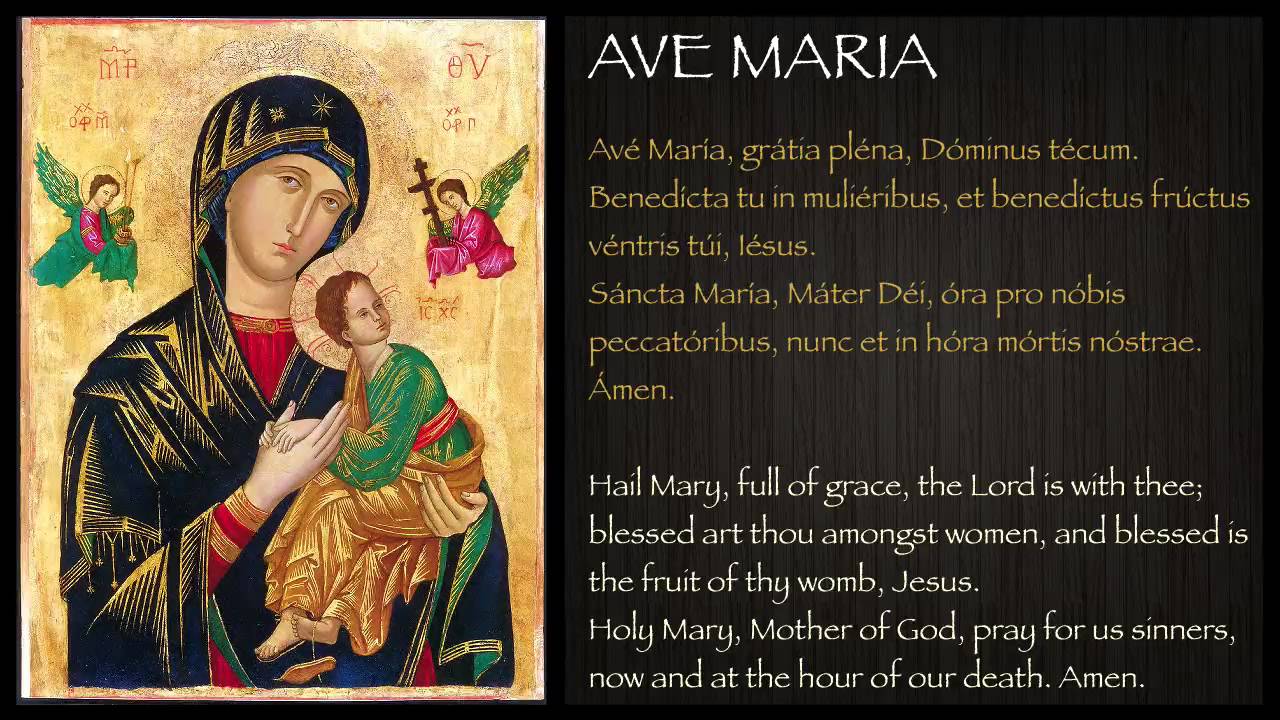 Lyrics Ave Maria Spanish